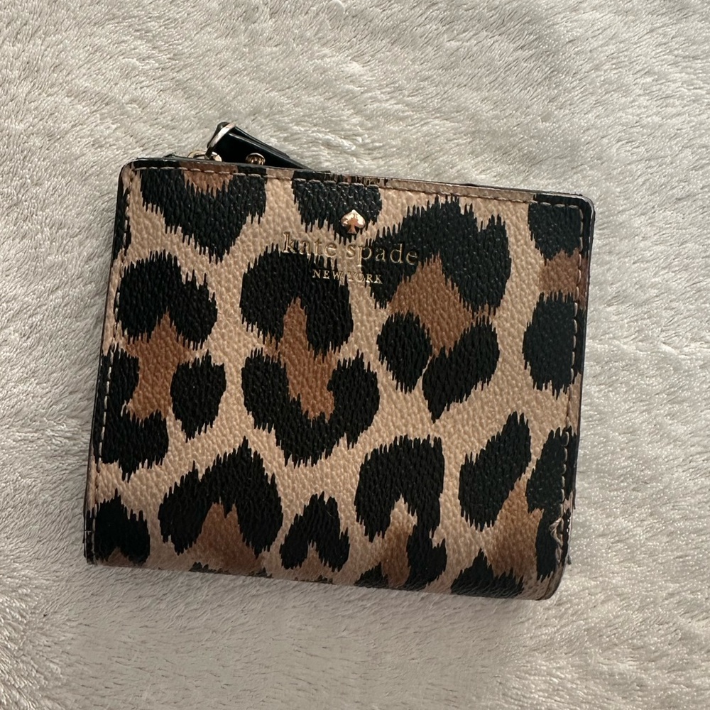 Leopard print Kate spade wallet